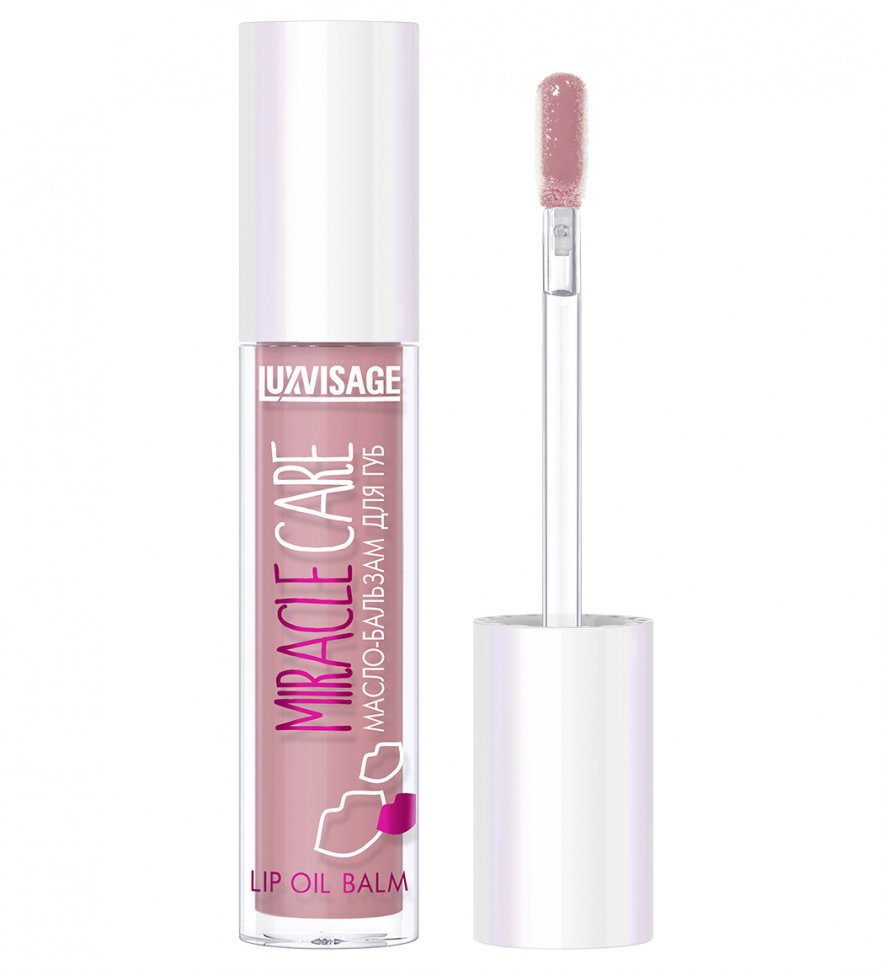 Масло-бальзам для губ MIRACLE CARE тон 101 POWDER ROSE LUXVISAGE фото 1 &mdash; TD-EX.RU