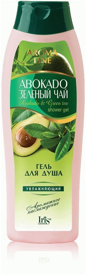 Гель для душа "Авокадо и зеленый чай", Iris, 400 мл фото 1 &mdash; TD-EX.RU