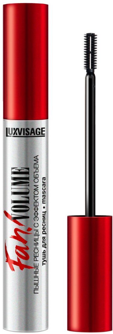 Тушь для ресниц Fan! VOLUME пышные ресницы с эффектом объема черная LUXVISAGE  &mdash; TD-EX.RU