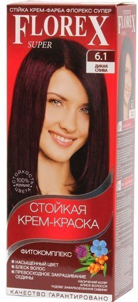 Краска для волос crema FLOREX SUPER №3.3 Пепельно-русый