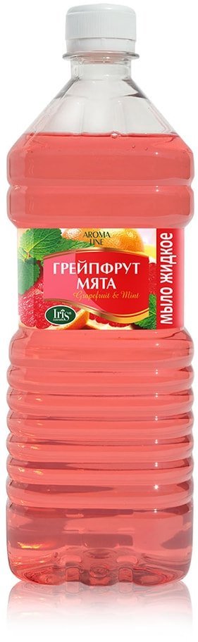 Мыло жидкое Грейпфрут и Мята Aroma Line Iris, 1000 мл фото 1 &mdash; TD-EX.RU