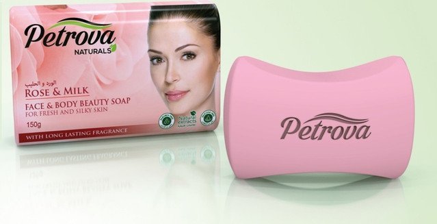 Мыло твердое ROSE & MILK - FRESH AND SILKY SKIN Petrova, 150 г   фото 1 &mdash; TD-EX.RU