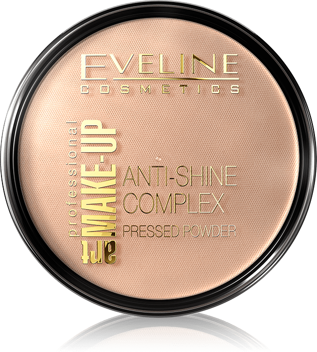 Матирующая минеральная пудра с шелком Anti-Shine Complex №34 Medium beige Eveline фото 1 &mdash; TD-EX.RU