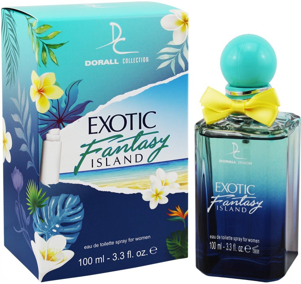 Туалетная вода для женщин Exotic Fantasy Island Dorall Collection, 100 мл   фото 1 &mdash; TD-EX.RU