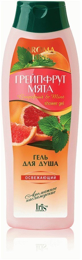 Гель для душа "Грейпфрут и мята", освежающий, Iris, 400 мл фото 1 &mdash; TD-EX.RU