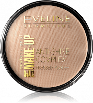 Матирующая минеральная пудра с шелком Anti-Shine Complex №35 Golden beige Eveline &mdash; TD-EX.RU