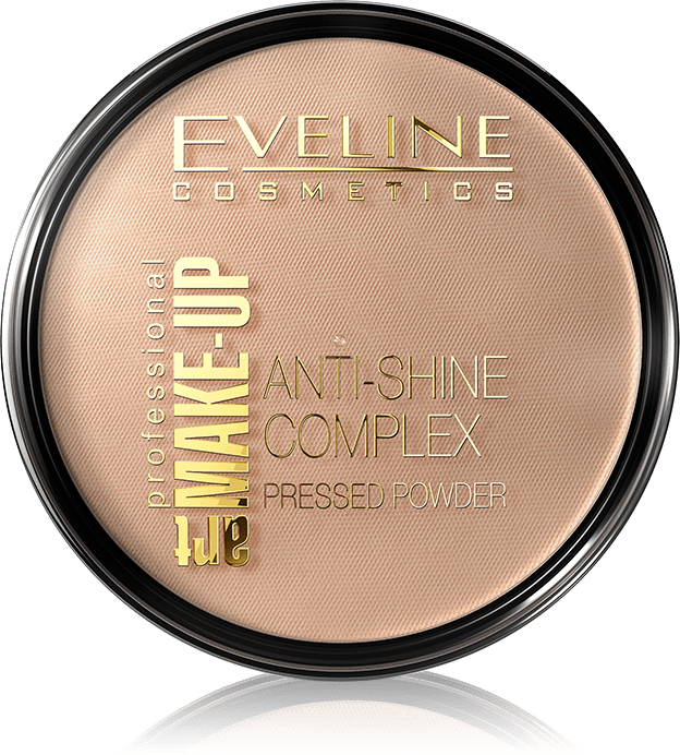 Матирующая минеральная пудра с шелком Anti-Shine Complex №35 Golden beige Eveline фото 1 &mdash; TD-EX.RU
