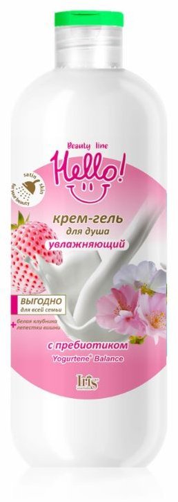 Крем-Гель для душа Увлажняющий Hello Beauty Line IRIS, 500 мл фото 1 &mdash; TD-EX.RU