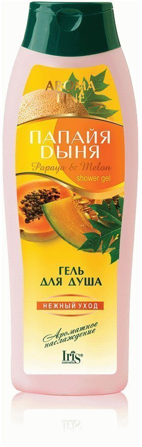 Гель для душа "Папайя и дыня", тонизирующий, Iris, 400 мл фото 1 &mdash; TD-EX.RU
