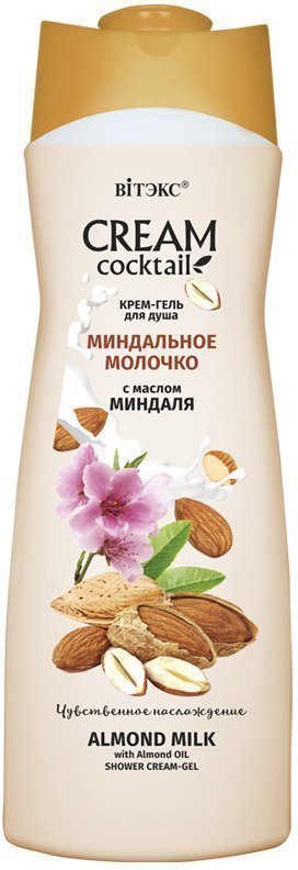 Витэкс Cream Cocktail Крем-гель для душа Миндальное молочко с маслом миндаля, 515 мл фото 1 &mdash; TD-EX.RU