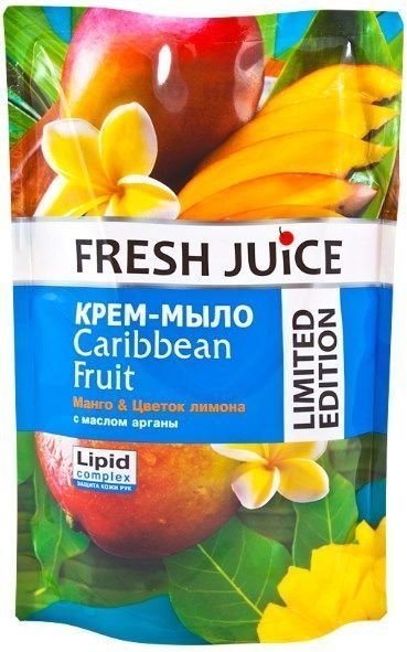 Крем-мыло дой-пак Caribbean Fruit ​Fresh Juice​, 460 мл фото 1 &mdash; TD-EX.RU
