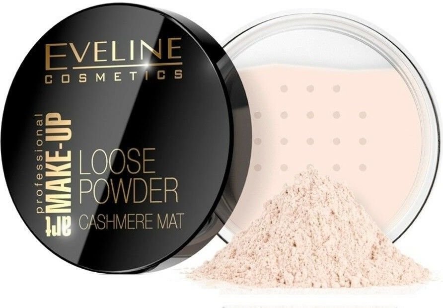 Матирующая рассыпчатая пудра для лица Loose Powder №01 Transparent Eveline фото 1 &mdash; TD-EX.RU