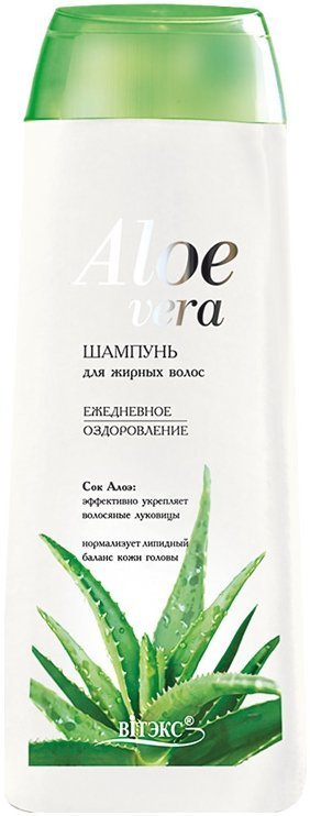 Шампунь для жирных волос "Ежедневное оздоровление" Aloe Vera Витэкс, 500 мл фото 1 &mdash; TD-EX.RU