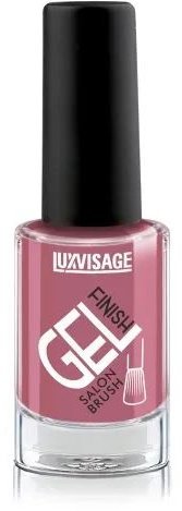 Лак для ногтей стойкий глянцевый GEL FINISH тон 15 пепельно-розовый Luxvisage, 9 г   фото 1 &mdash; TD-EX.RU