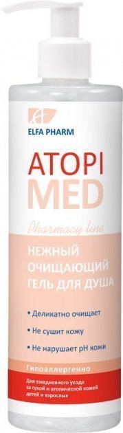 Гель для душа Atopi Med Elfa Pharm, 400 мл фото 1 &mdash; TD-EX.RU