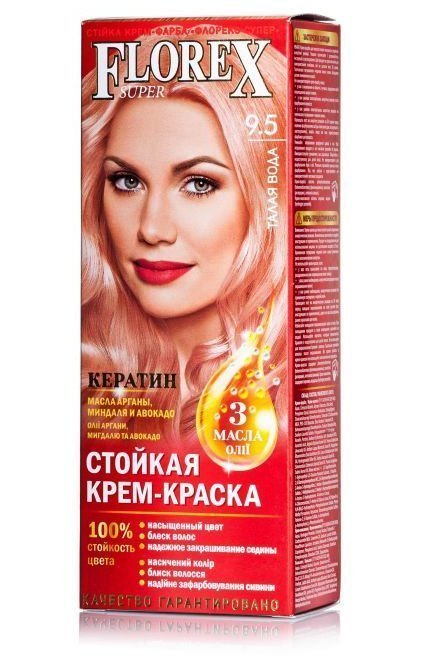 Florex-Super NEW КЕРАТИН Краска для волос 9.5 талая вода фото 1 &mdash; TD-EX.RU
