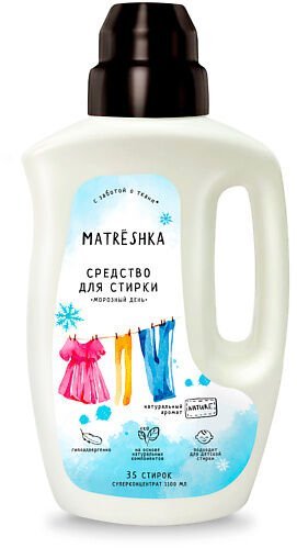 Гель для стирки белья Морозный день Matrёshka, 1,1 л фото 1 &mdash; TD-EX.RU
