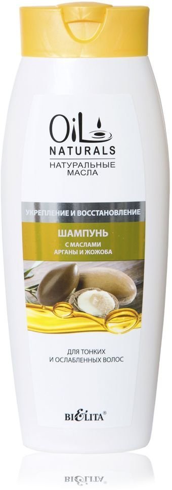 Шампунь с маслами АРГАНЫ и ЖОЖОБА Укрепление и Восстановление Белита, 430 мл фото 1 &mdash; TD-EX.RU