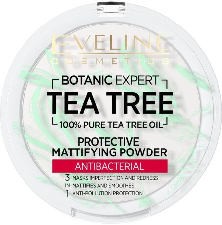 Матирующая антибактериальная пудра для лица 3в1 № 001- TRANSPARENT серии BOTANIC EXPERT Eveline, 9гр. фото 1 &mdash; TD-EX.RU