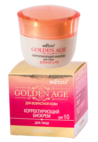 Корректирующий биокрем для лица Golden Age дневной Белита, 50 мл фото 1 &mdash; TD-EX.RU