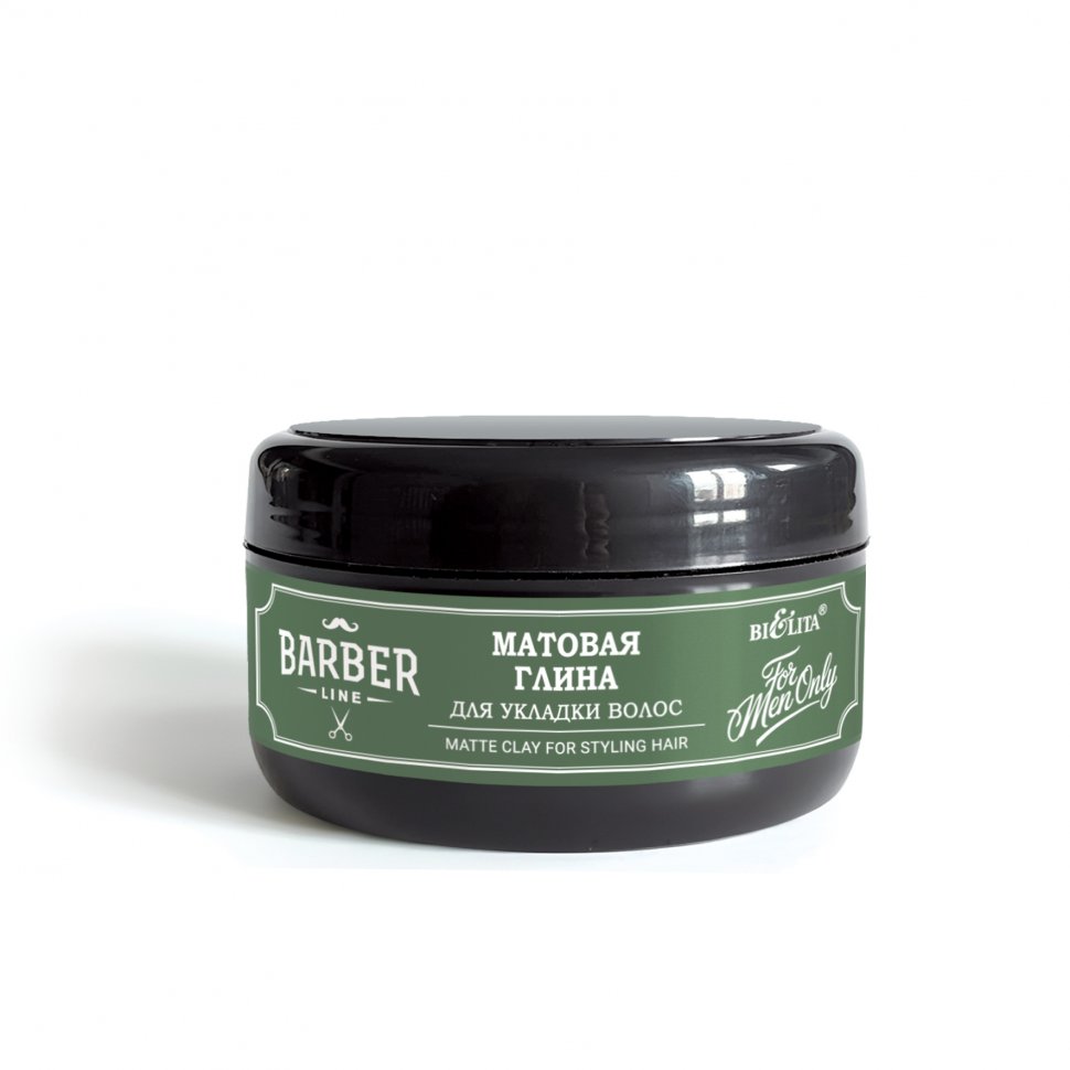 Матовая глина для укладки волос Barber Line Белита, 75 мл          фото 1 &mdash; TD-EX.RU