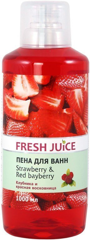 Пена для ванн Strawberry&Red Bayberry Fresh Juice, 1000 мл фото 1 &mdash; TD-EX.RU