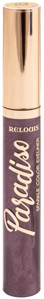 Подводка для глаз сияющая цветная Paradiso RELOUIS тон: 03 Smoky Plum фото 1 &mdash; TD-EX.RU