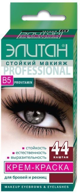 Крем-краска для бровей и ресниц Элитан, 44 Каштан фото 1 &mdash; TD-EX.RU