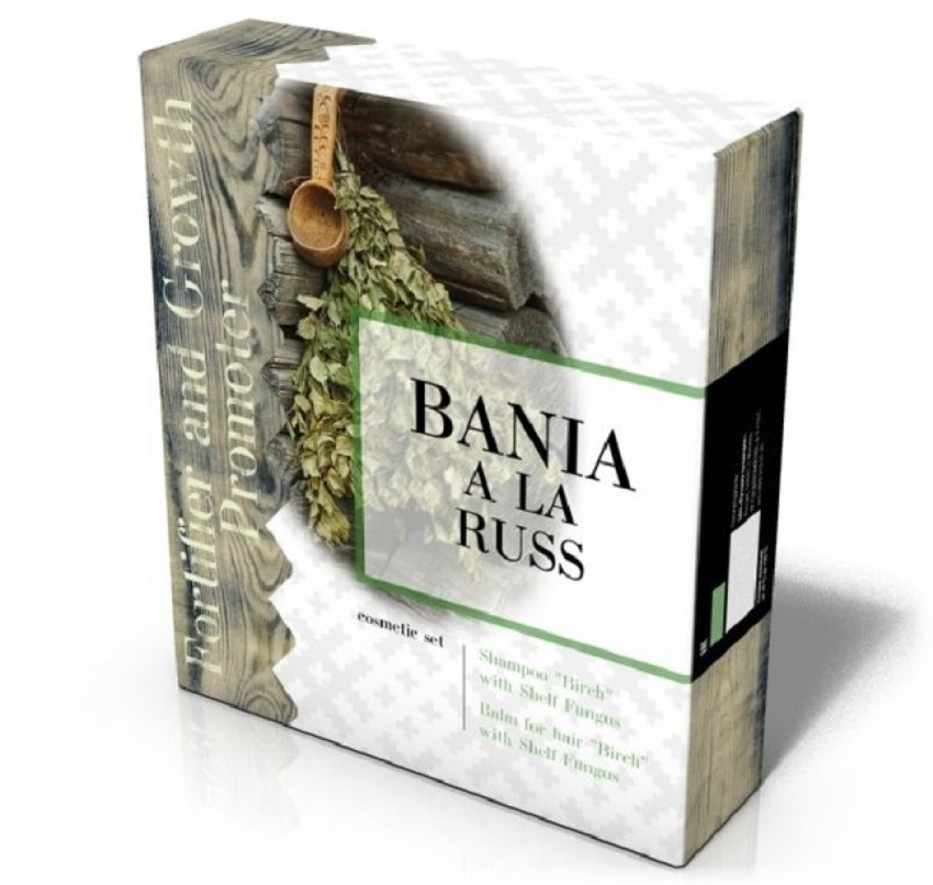 Косметический набор Березовый unisex (Шампунь + бальзам для волос) Banya a La Rus 5 Лучшие традиции фото 1 &mdash; TD-EX.RU