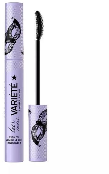 Подкручивающая объемная тушь для ресниц - black серии VARIETE LET`S TWIST Eveline, 10 мл.  фото 1 &mdash; TD-EX.RU