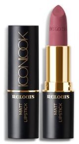 Помада губная матовая Icon Look тон 07  Rose Addict RELOUIS &mdash; TD-EX.RU