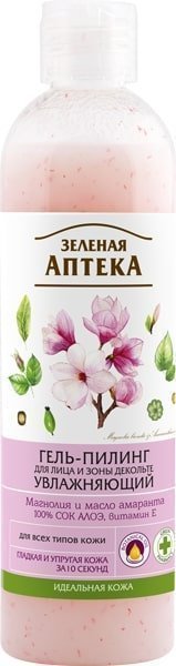Гель-пилинг для лица и зоны декольте Увлажняющий Зеленая Аптека, 250 мл фото 1 &mdash; TD-EX.RU