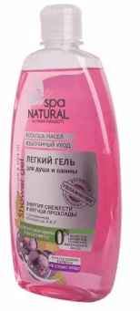 Крем-гель для душа "Спелая смородина и масло мяты", Natural Spa, 500 мл фото 1 &mdash; TD-EX.RU