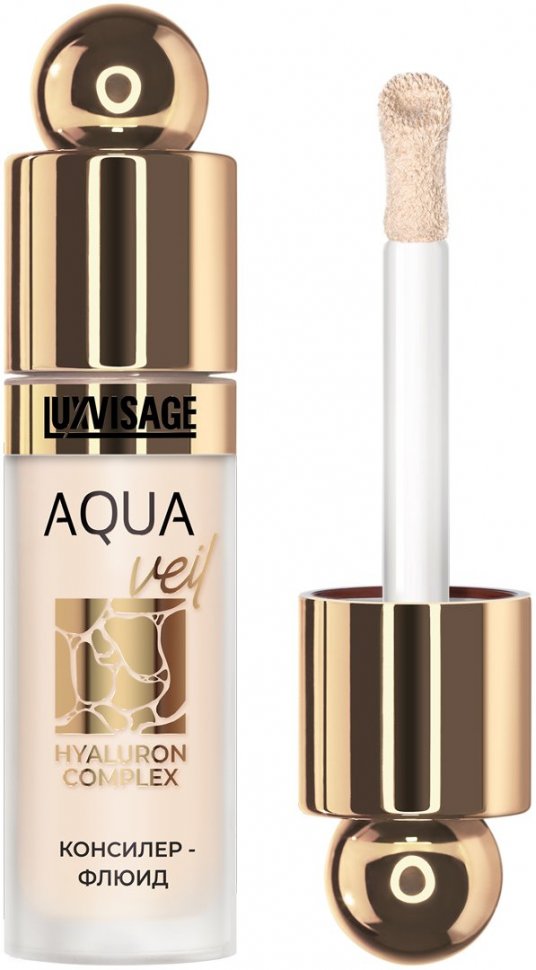Консилер-флюид AQUA veil HYALURON COMPLEX тон 104 beige Luxvisage    фото 1 &mdash; TD-EX.RU
