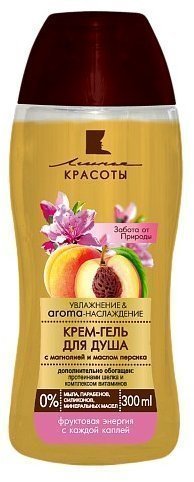 Крем-гель для душа aroma delight увлажняющий с маслом магнолии и персика, 300 мл фото 1 &mdash; TD-EX.RU