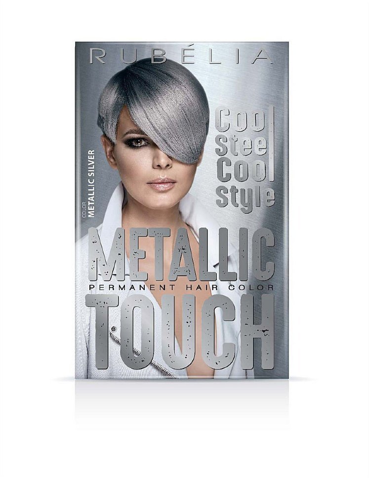 Rubella Краска для волос тон Metallic Silver (Серебро), 100 мл фото 1 &mdash; TD-EX.RU