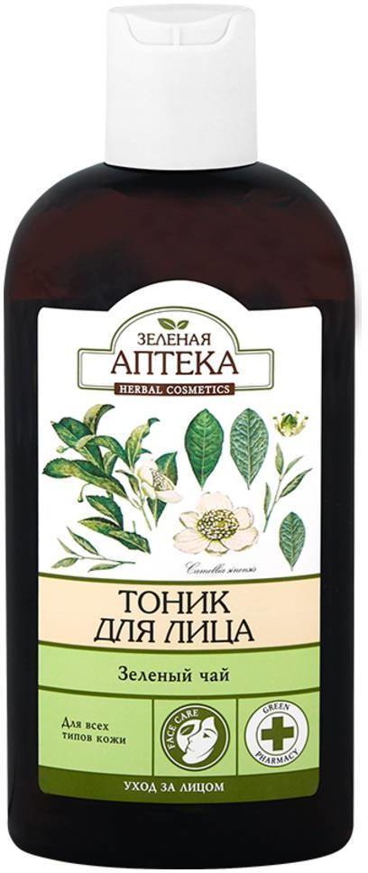 ЗЕЛЕНАЯ АПТЕКА Тоник для лица Зеленый чай, 200 мл фото 1 &mdash; TD-EX.RU