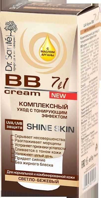 BB-Крем 7 в 1 с тонирующим эффектом светло-бежевый Dr.Sante, 50 мл фото 1 &mdash; TD-EX.RU