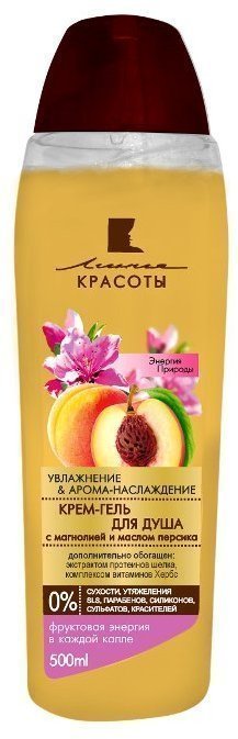 Линия красоты Крем-гель для душа Увлажнение и Aroma-наслаждение, 500 мл фото 1 &mdash; TD-EX.RU
