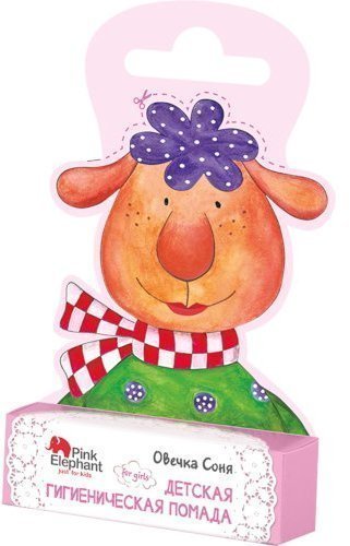 Pink Elephant. Детская гигиеническая помада Овечка Соня, 4 г фото 1 &mdash; TD-EX.RU