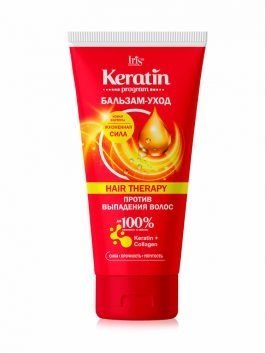 Бальзам-уход HAIR THERAPY Против выпадения волос KERATIN PROGRAM Iris, 180 мл фото 1 &mdash; TD-EX.RU