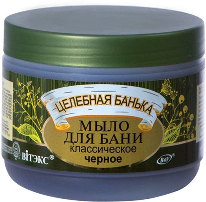 Мыло для бани черное классическое Витэкс, 500 мл фото 1 &mdash; TD-EX.RU