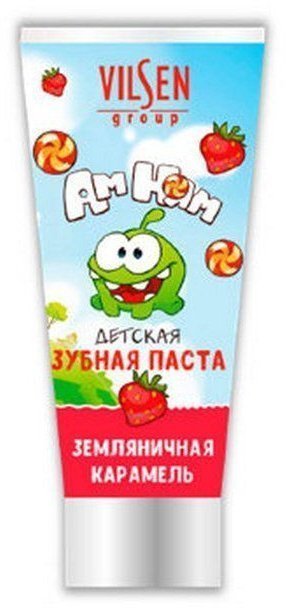 Vilsen Ам Ням Детская зубная паста "Земляничная карамель" 100 г фото 1 &mdash; TD-EX.RU