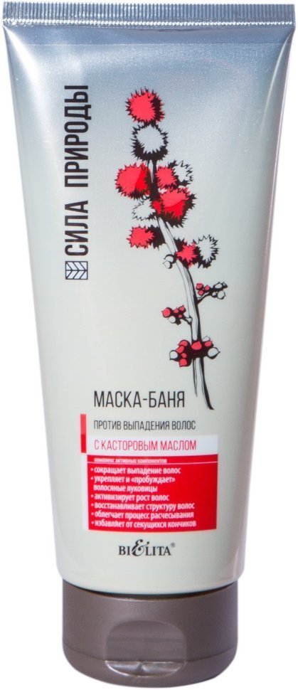 Маска-баня с касторовым маслом против выпадения волос Белита, 200 мл фото 1 &mdash; TD-EX.RU
