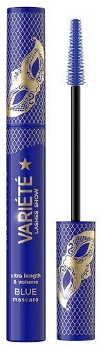 УДЛИНЯЮЩАЯ ТУШЬ ДЛЯ РЕСНИЦ BLUE  VARIETE LASHES SHOW Eveline, 9 мл.   &mdash; TD-EX.RU