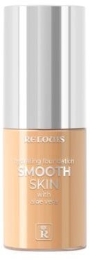 Увлажняющий тональный крем Smooth Skin с алоэ вера тон 04 песочный бежевый RELOUIS, 30 г.   &mdash; TD-EX.RU