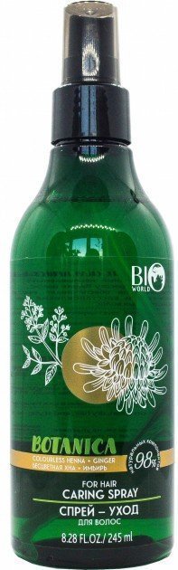 Спрей-уход для волос BOTANICA Bio World, 250 мл фото 1 &mdash; TD-EX.RU