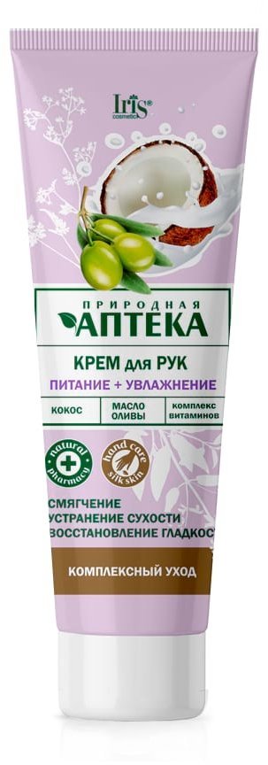 Крем для рук питание и увлажнение "Природная аптека" туба Iris, 100 мл фото 1 &mdash; TD-EX.RU