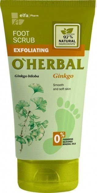 Скраб для ног с экстрактом гинкго билоба, O’Herbal 150 мл фото 1 &mdash; TD-EX.RU