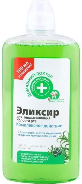 ДОМАШНИЙ ДОКТОР Эликсир для рта Комплексное действие, 500 мл фото 1 &mdash; TD-EX.RU